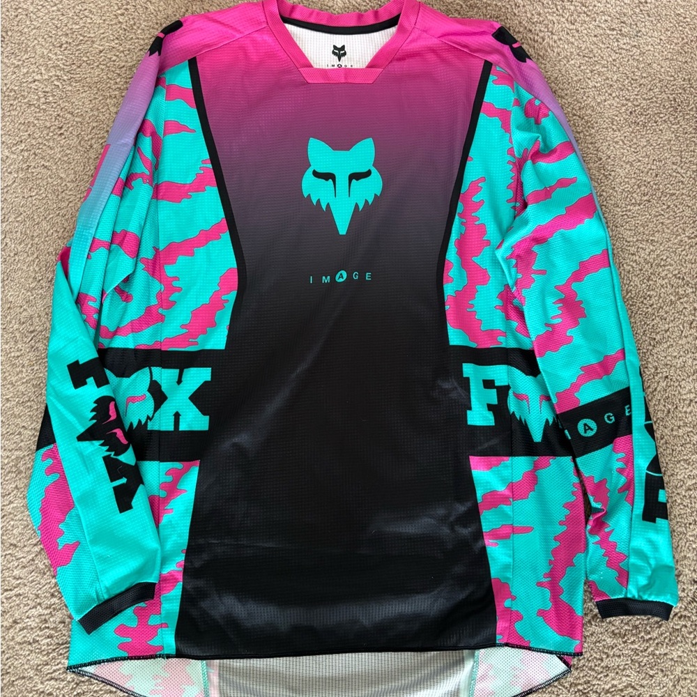 Fox Racing Women's Top - Pink and Teal